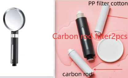 Rain Shower Head Set Filter Pressurized Bath Shower Head Set