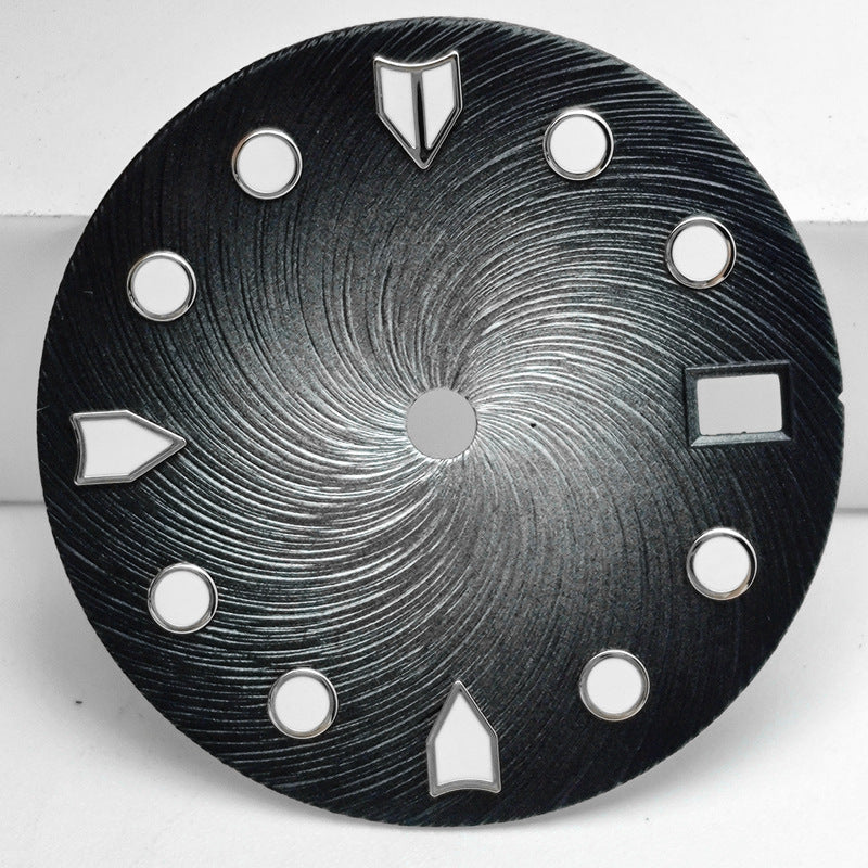 285mm Gradient-Textured Luminous Watch Dial Accessory