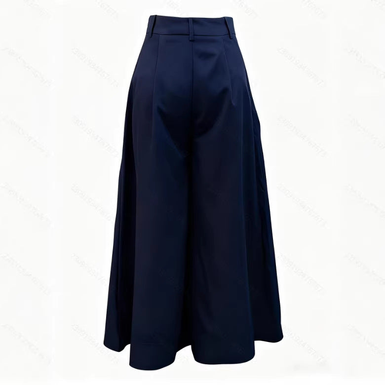 European And American-style Figure-flattering High-waisted A-line Skirt