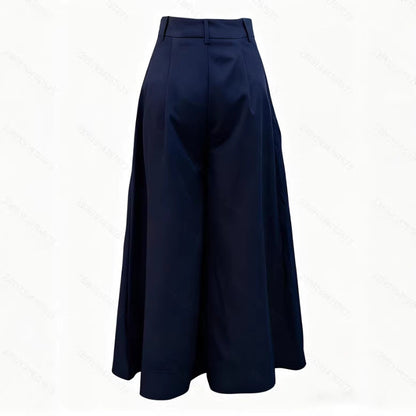 European And American-style Figure-flattering High-waisted A-line Skirt