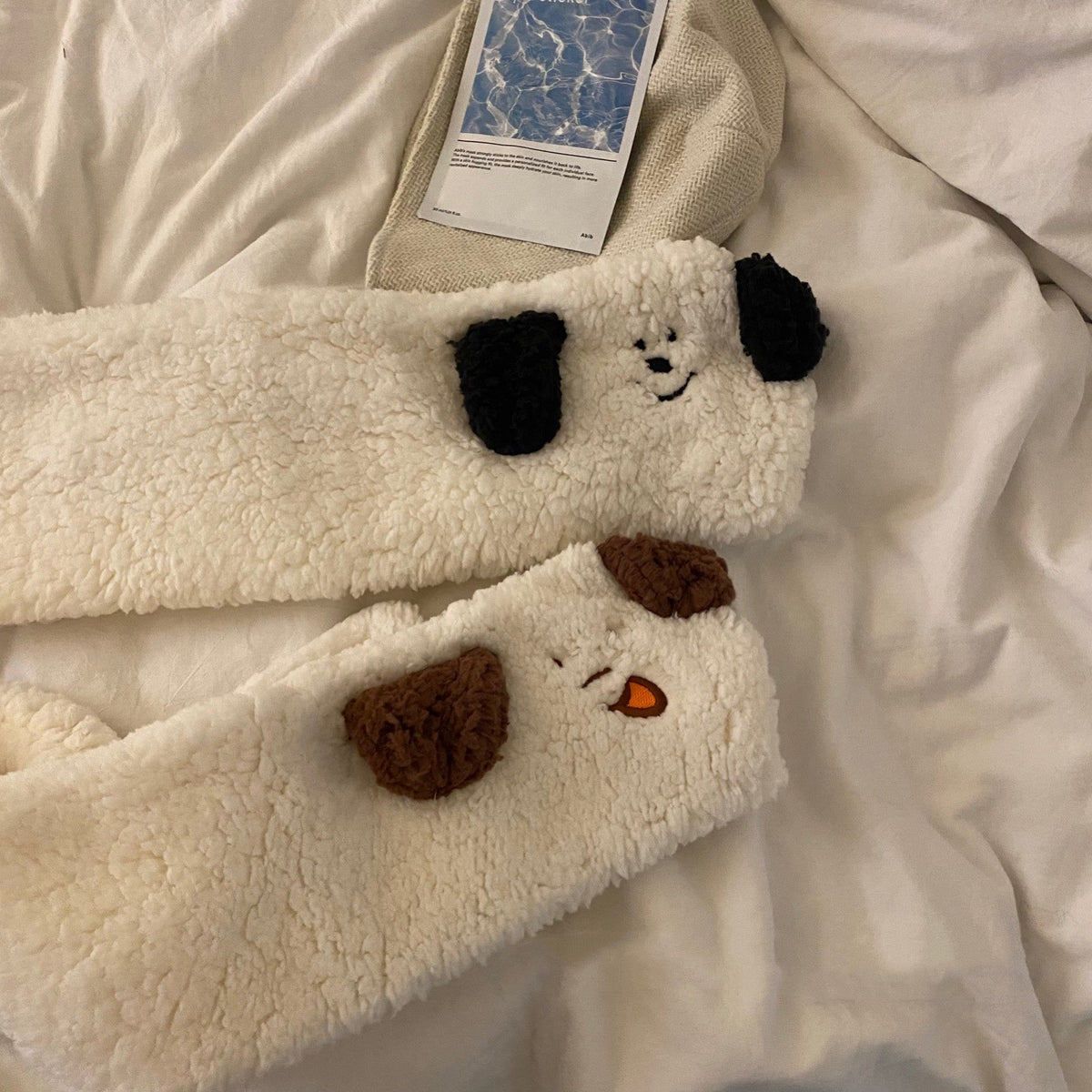 Couple's Warm And Cold Protection Lamb Wool Scarf