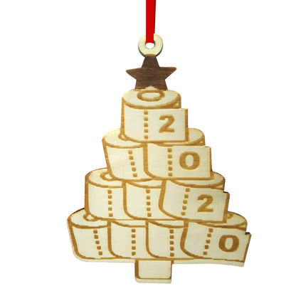 Christmas decorations on wooden boards