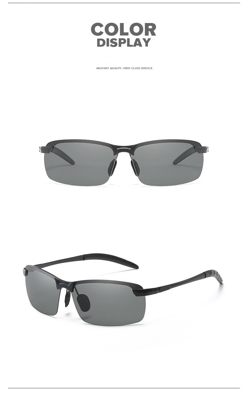 Men's retro color sunglasses