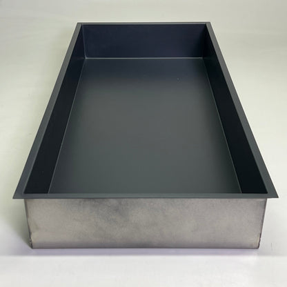 SAMUEL MUELLER Recessed Horizontal Shower Storage Pod Sz 34.5", Matte Black