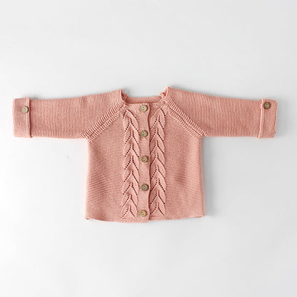 Baby knitted coat
