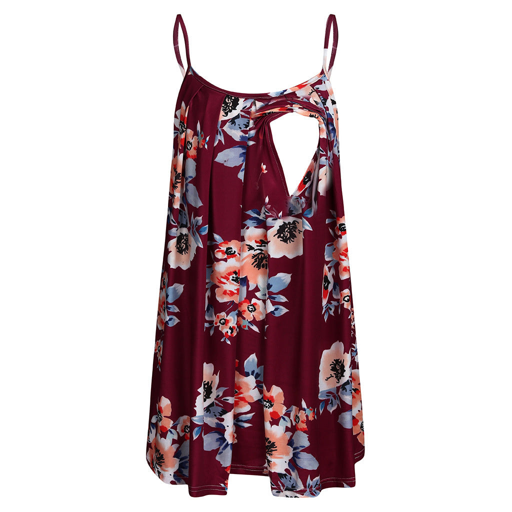 Maternity suspender dress