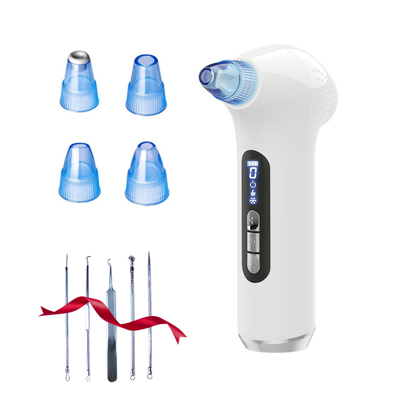 5 Speed Vacuum, 4 Replacement Heads, Hot Cold Light Care LED Screen