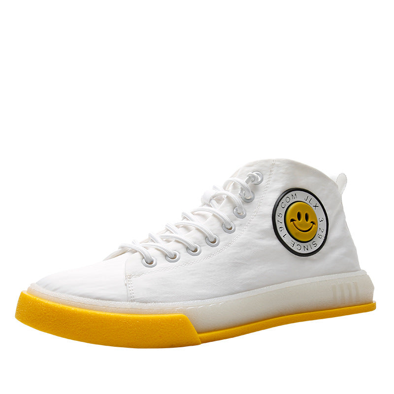 High top canvas shoes