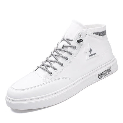 High-top canvas shoes