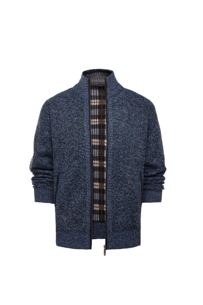 Slim-fit, Cropped Casual Sweater Jacket