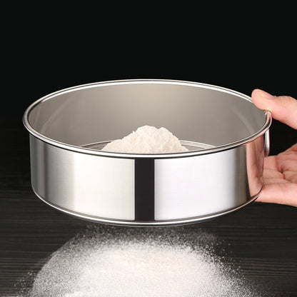 Stainless steel sieve baking tool