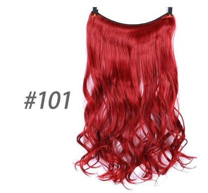S-noilite 20" Invisible Wire Hair Extensions