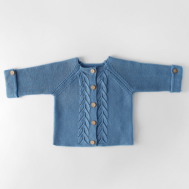Baby knitted coat