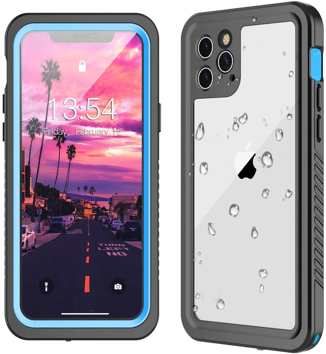 Anti-drop transparent tpu diving shell protective cover