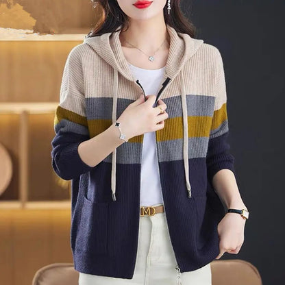 Korean-style Loose-fitting Plus-size Slimming Sweater Coat