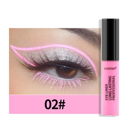 Waterproof Oil Proof Non Smudging Eyeliner Liquid Eyeliner Liquid Pen Pearl Colored Eyeliner Pen