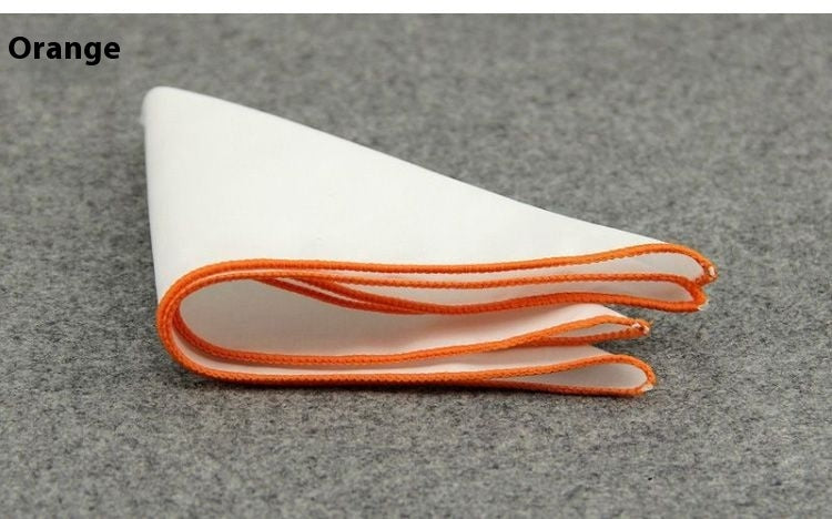 Men's Wedding Groom Groomsman Square Scarf