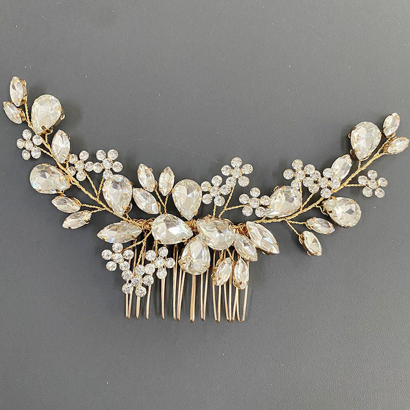 Light Luxury Fashion Hair Accessories Hair Comb Rhinestones