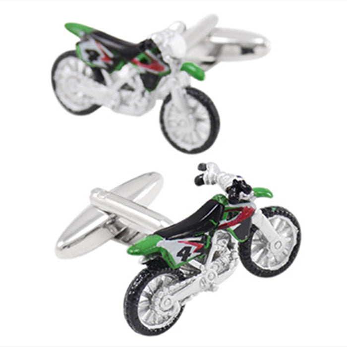 Fun Off-Road Motorcycle Modeling Cufflinks Cufflinks Men'S Personality Modeling French Shirt Cufflinks