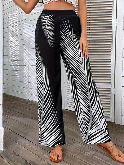 Stylish Printed Wide Leg Pants for Comfortable Fashion