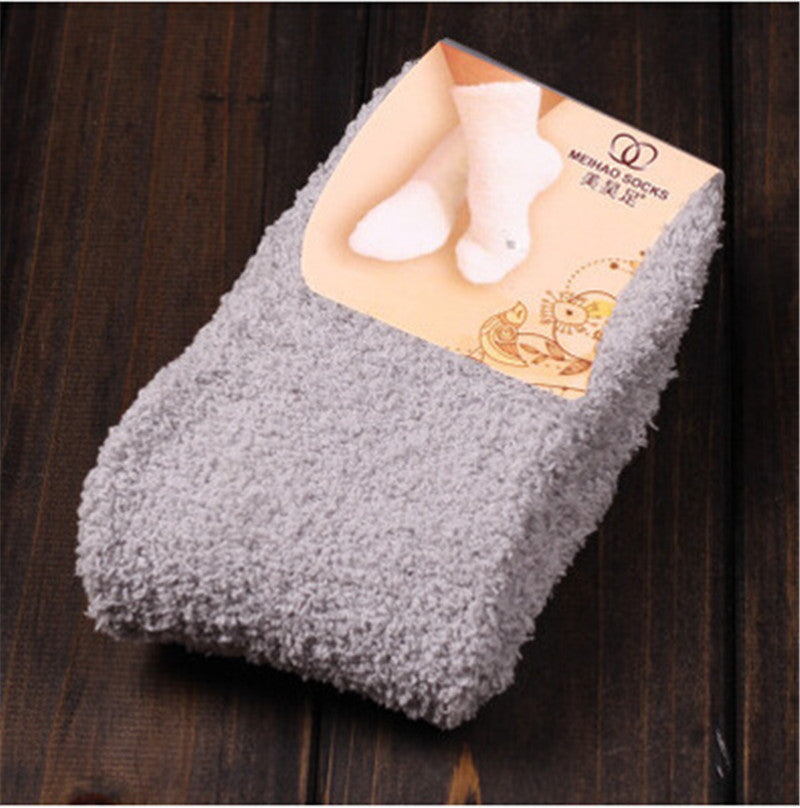 Warm feet on bed household warm socks