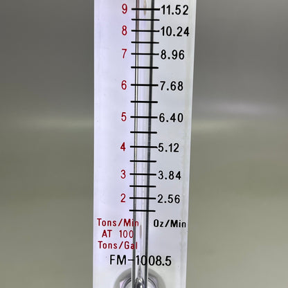 DOHRMANN ENTERPRISES INC. Flowmeter For 1/4"IDx3/8"ID Hose 6.5" Clear FM-1008.5