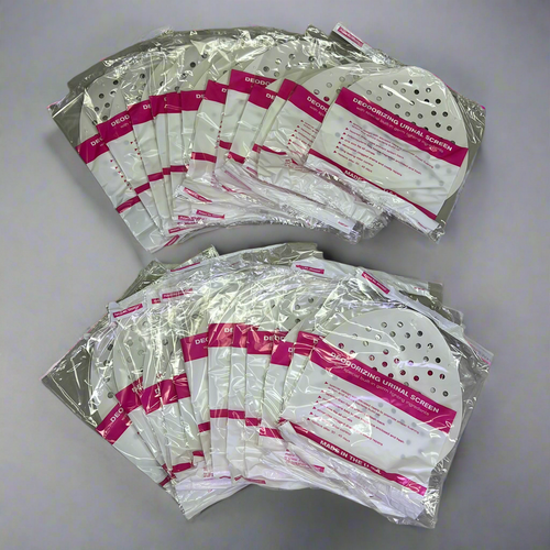 WAXIE (24 PACK) Urinal Screen Flexible Vinyl Cherry Scented One Size White W1400