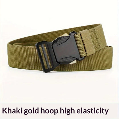 Outdoor Men's Nylon Canvas Tactical Belt