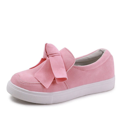 Bow canvas shoes