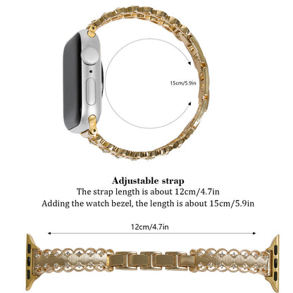 Lace Zircon Watch Strap Suitable For IWatch S10  Xiaomi Mi Band 9 108Pro Xiaomi 10
