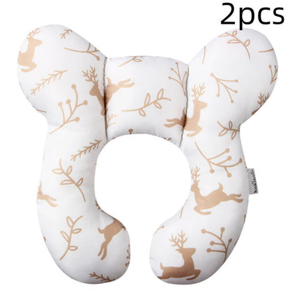 Infant Pillow  Baby Bed  U-Shaped Safety Seat  Neck Guard  Fixed Stereotyped Stroller Pillow