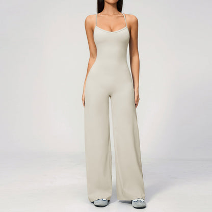 Yoga-style Chic Backless Casual Fashion One-piece For Women