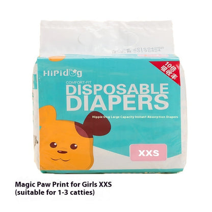 10PCS Per Bag Dog Diapers