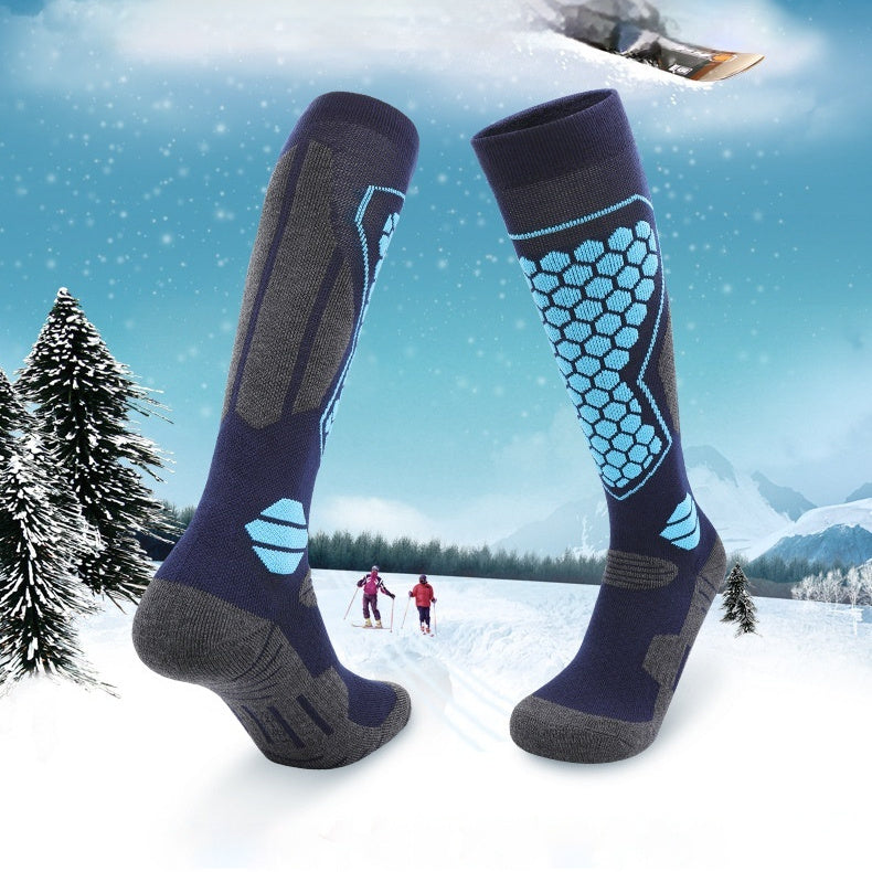 Men's Women's Long Warm Snow Socks