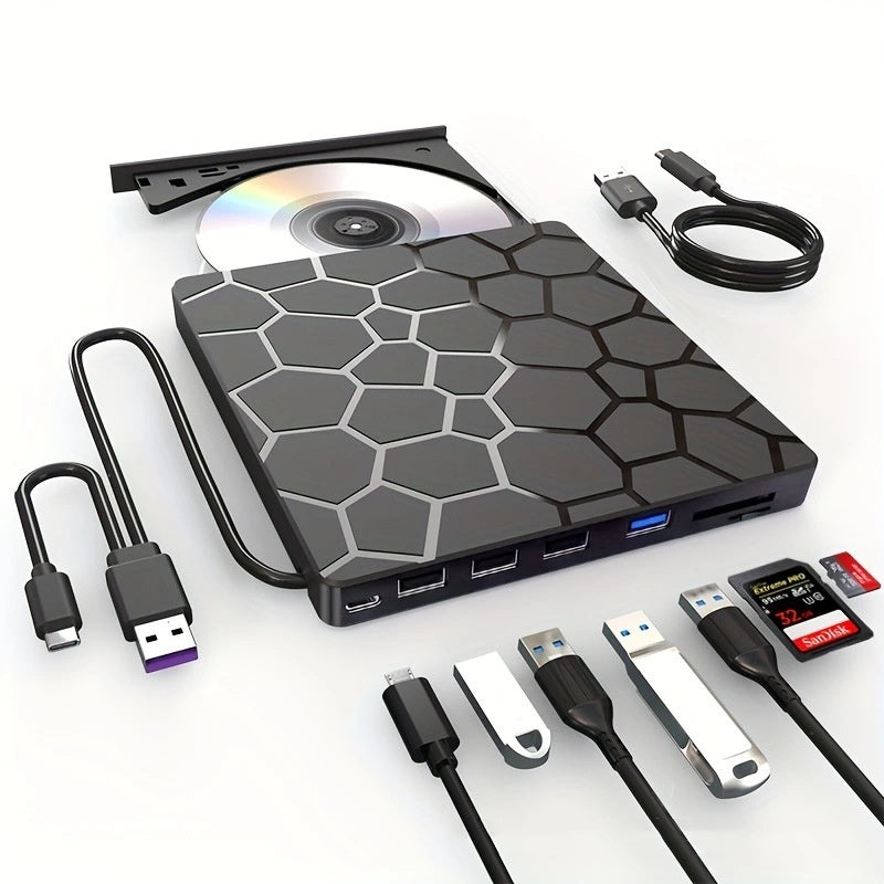 Multifunctional External CD Driver CD Writer