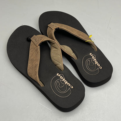COBIAN Floater Sandals Synthetic Strap Men's Sz 8, EU 40 Mocha FLT18-203-8
