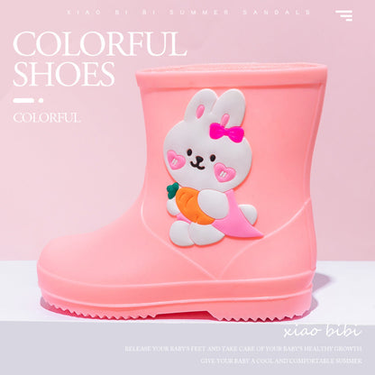 Children's Cartoon Waterproof Non-slip Rain Boots