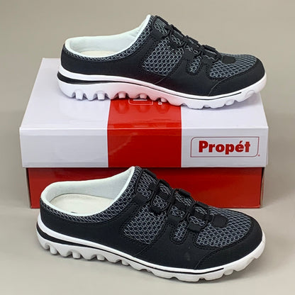 PROPET Travelactiv Slide Shoe M(B) Women's SZ 6.5 Black WAT011MBLKM-06H