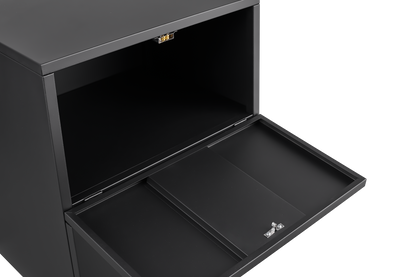 Office furniture Copier Cabinet black 2 door steel copier stand mobile pedestal file Printer Stand