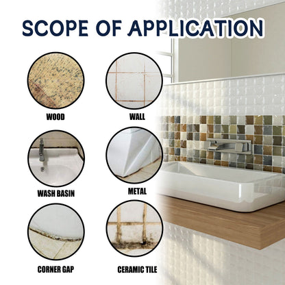 Mildew Remover Gel Multi-functional Mildew Remover Wall Tile Gap Bathroom Ceiling Cleaner