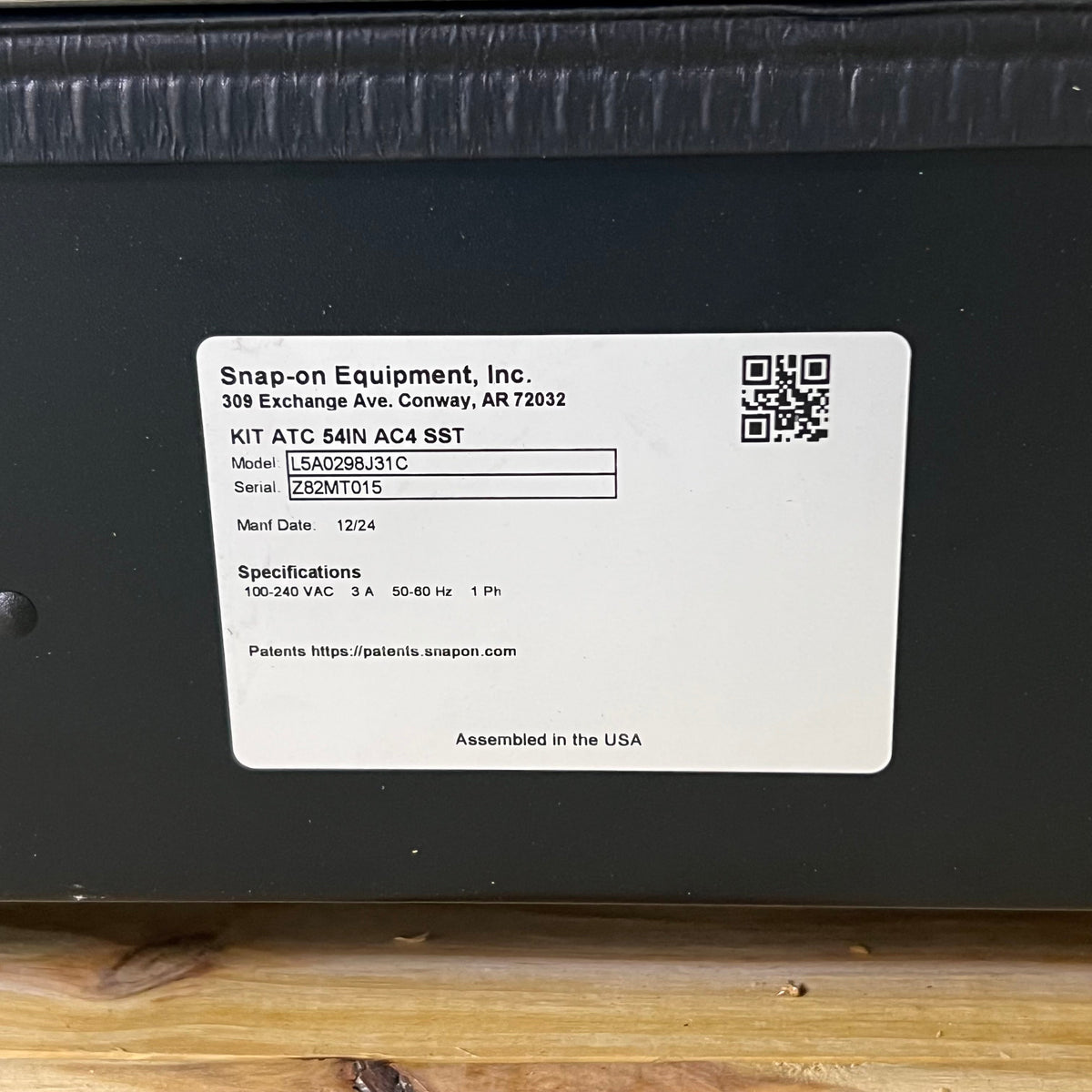 SNAP-ON Camera Imaging Tool Storage & Control System L5A0298J31C