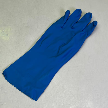 ANSELL (12 PACK) AlphaTec Natural Rubber Latex Unlined Gloves Sz 8 Blue 88-356