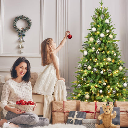 6FT PE&PVC Prelit Christmas Tree