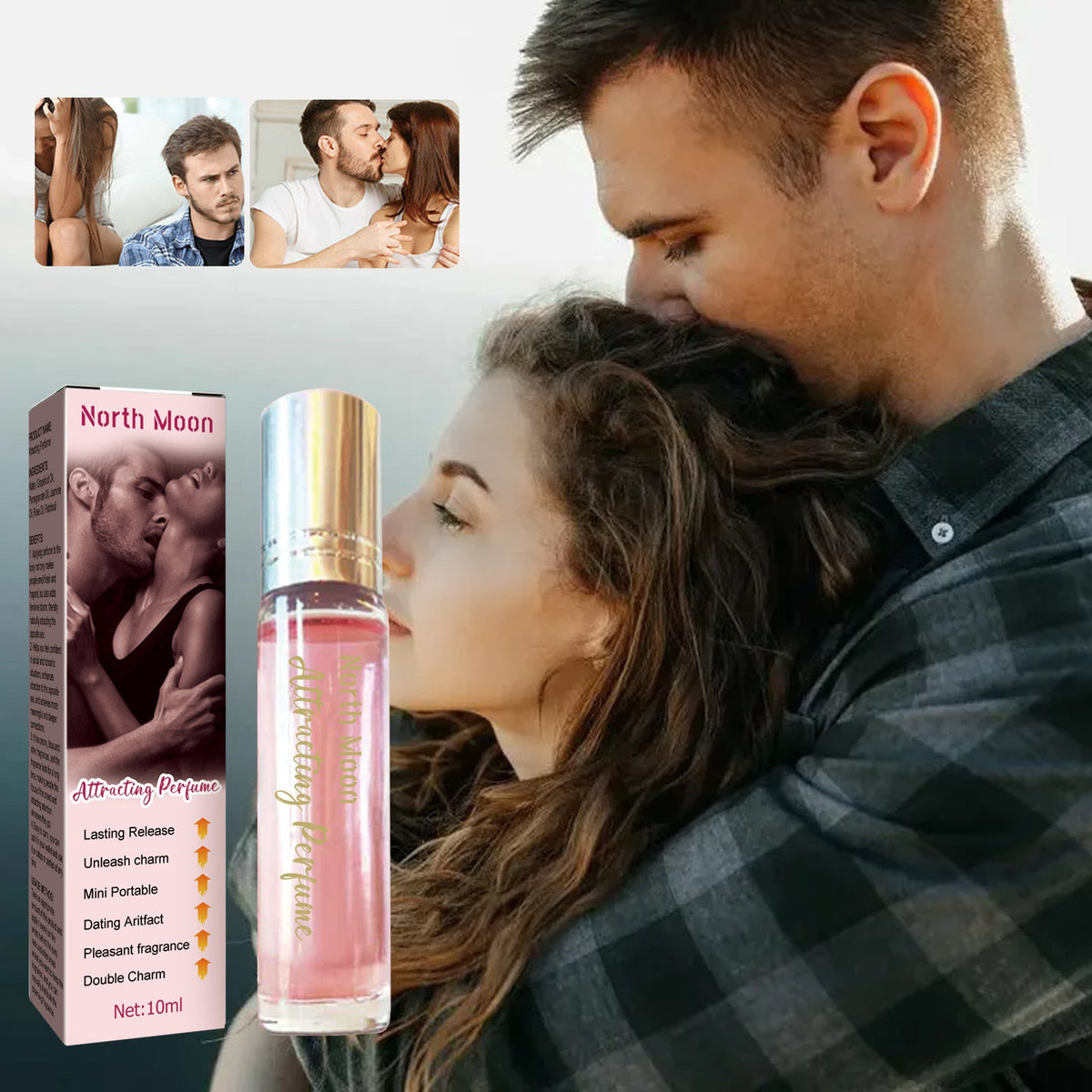 Attracting Perfume, Natural Fresh Light Elegant Lasting Fragrance Mild Not Pungent Date Atmosphere Perfume