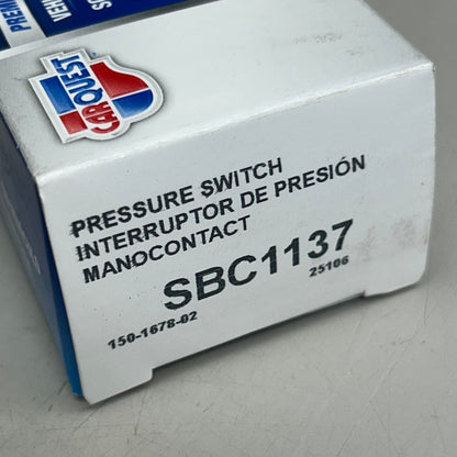 CARQUEST Pressure Switch Interruptor Replacement Part SBC1137