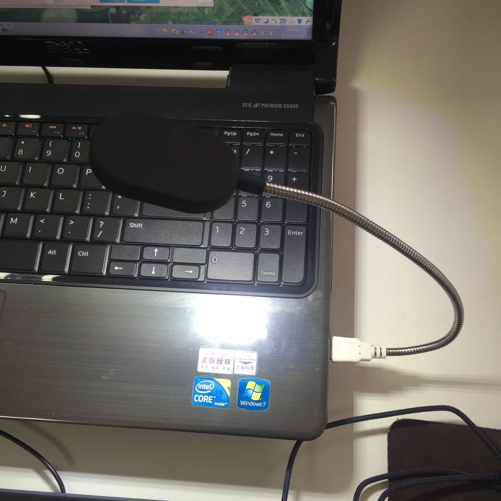Ultra Bright 15 LED Flexible 35.2cm Mini Computer USB Work Light Lamp Flashlight For PC Laptop Convenient for Reading