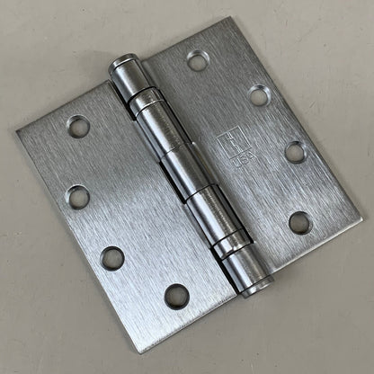 HAGER (3 Pack) Hinge 5 Knuckle Steel 4.5"x4.5" Satin Chrome BB1279