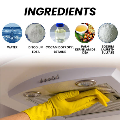 Multi-Surface Cleanser, Kitchen Utensils Heavy Oil Wash Sink Stains Strong Efficient Cleaning Milk