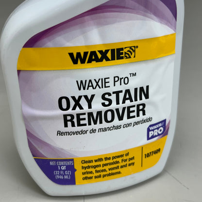 WAXIE PRO (2 Pack) Oxy Stain Remover for Pet Clean Up 32 Fl oz 1077409