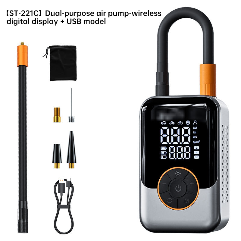 Portable Wireless Inflator for Tires & Balls